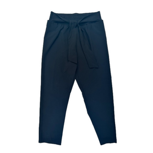 Belle Vere black stretchy loose fit trousers pants size m